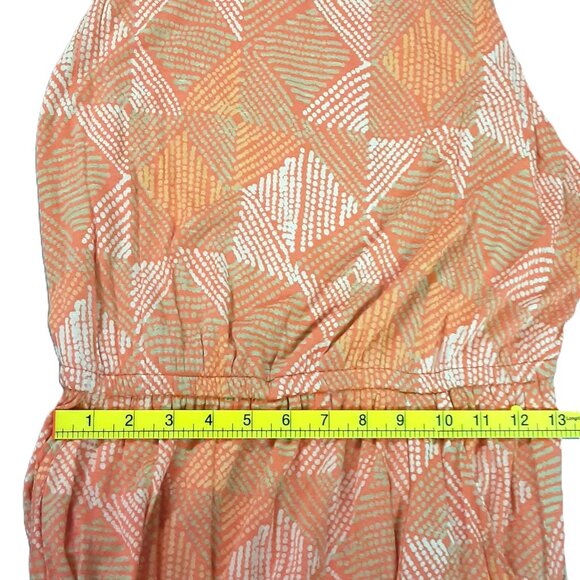 Lucky Brand Sleeveless Long Dress Size MEDIUM, Lined, Bottom Slit, Pockets - Picture 5 of 11